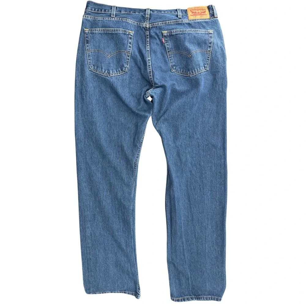 Levi's 505 Regular Fit Jeans 36x30 Straight Leg Denim Denim Classic Workwear